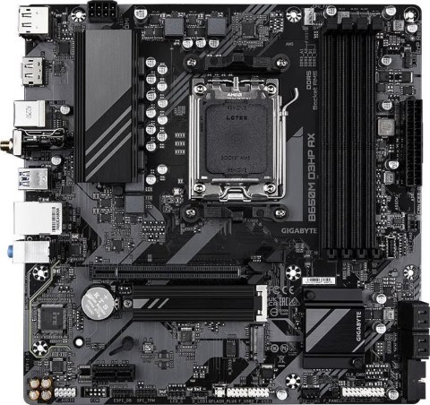 Płyta główna GIGABYTE B650M D3HP AX AM5 MICRO ATX Płyta główna GIGABYTE B650M D3HP AX AM5 MICRO ATX
