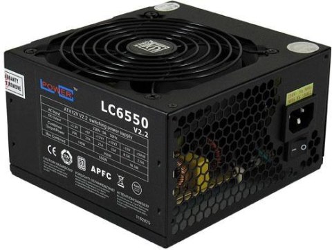 Zasilacz PC LC-POWER 550W LC6550 V2.2 Zasilacz PC LC-POWER 550W LC6550 V2.2