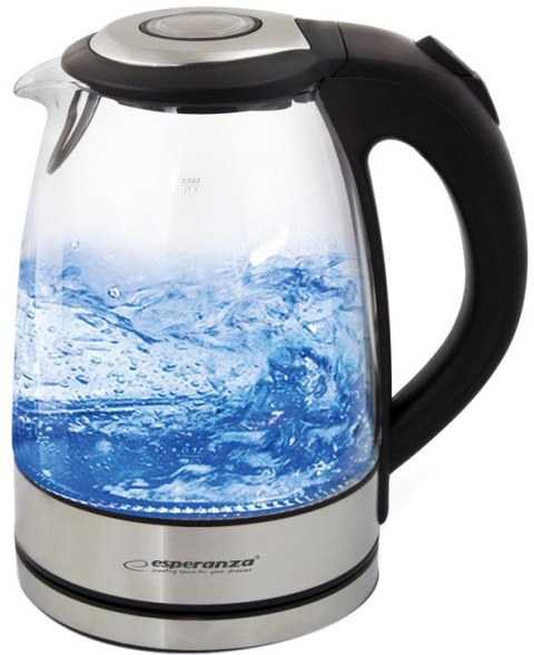Czajnik ESPERANZA Yosemite (1.7L /2200W /Stalowo-czarny ) Czajnik ESPERANZA Yosemite (1.7L /2200W /Stalowo-czarny )
