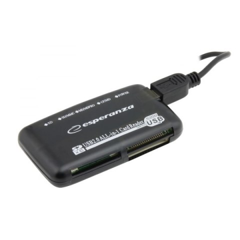 Czytnik kart pamięci ESPERANZA USB 2.0 EA117 Czytnik kart pamięci ESPERANZA USB 2.0 EA117