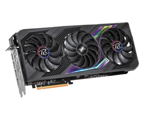 Karta graficzna ASROCK Radeon RX 7700 XT PHANTOM GAMING OC 12G GDDR6 RX7700XT PG 12GO Karta graficzna ASROCK Radeon RX 7700 XT PHANTOM GAMING OC 12G GDDR6 RX7700XT PG 12GO