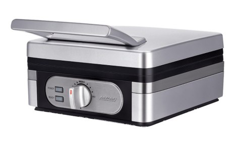 Opiekacz MPM MGO-13 (1400W /2 gofry /Srebrno-czarny ) Opiekacz MPM MGO-13 (1400W /2 gofry /Srebrno-czarny )