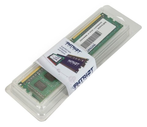 Pamięć PATRIOT (DIMM/DDR3/4 GB/1333MHz/1.5V/9CL/SINGLE) Pamięć PATRIOT (DIMM/DDR3/4 GB/1333MHz/1.5V/9CL/SINGLE)