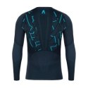 Bluza termoaktywna męska Alpinus Gausdal grafitowo-niebieska r. S