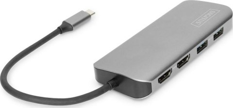DIGITUS DA-70884 (Szary /USB Typ C ) DIGITUS DA-70884 (Szary /USB Typ C )