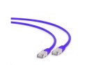 GEMBIRD Cat.6a S/FTP 0.5 m Fioletowy 0.5 Patchcord