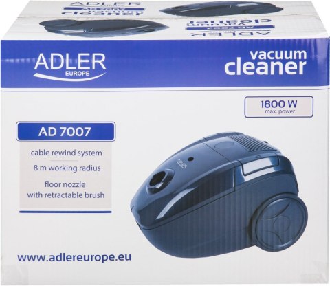 Odkurzacz ADLER Odkurzacz 700W AD 7007 Odkurzacz ADLER Odkurzacz 700W AD 7007