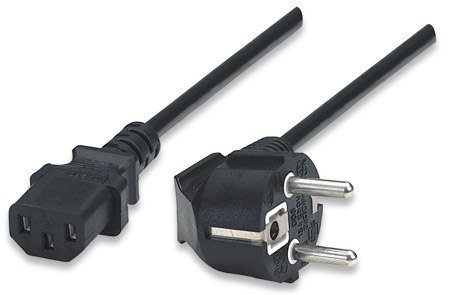 Kabel zasilający MANHATTAN C13 - C14 1.8m. 300148