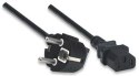 Kabel zasilający MANHATTAN C13 - C14 1.8m. 300148