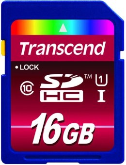 Karta pamięci TRANSCEND 16 GB Etui