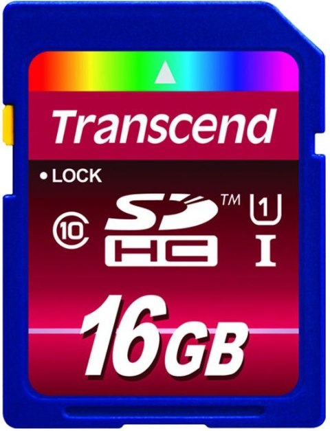 Karta pamięci TRANSCEND 16 GB Etui Karta pamięci TRANSCEND 16 GB Etui