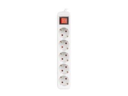 Listwa zasilająca LANBERG PS1-05F-0300-W