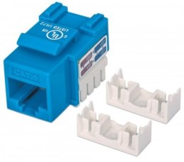 Moduł Keystone Cat6 UTP RJ45 zaciskany niebieski