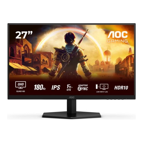 Monitor AOC 27" Q27G42XE Fast IPS QHD 180Hz 2xHDMI DP głośniki Monitor AOC 27" Q27G42XE Fast IPS QHD 180Hz 2xHDMI DP głośniki