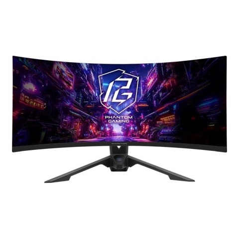 Monitor ASRock 34" Curved Phantom Gaming Monitor PG34QRT2B VA QHD 180Hz 2xHDMI 2xDP HUB WiFi głośniki Monitor ASRock 34" Curved Phantom Gaming Monitor PG34QRT2B VA QHD 180Hz 2xHDMI 2xDP HUB WiFi głośniki