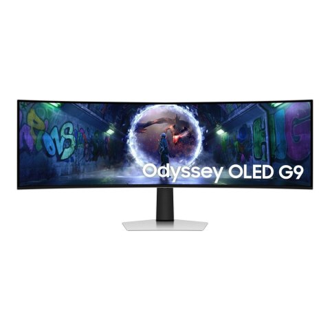 Monitor Samsung 49" Odyssey G9 LS49DG934SUXEN OLED Dual QHD 240Hz 2xHDMI microHDMI HUB głośniki Monitor Samsung 49" Odyssey G9 LS49DG934SUXEN OLED Dual QHD 240Hz 2xHDMI microHDMI HUB głośniki