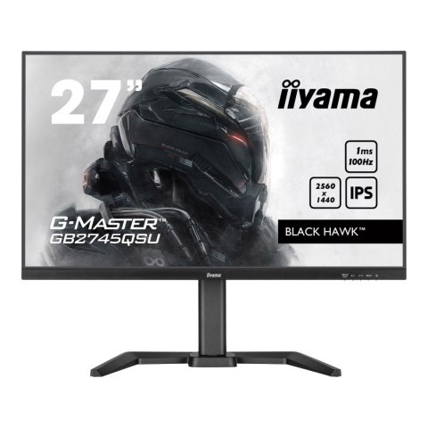 Monitor iiyama 27" G-MASTER GB2745QSU-B1 BLACK HAWK IPS HDMI DP 2xUSB głośniki Monitor iiyama 27" G-MASTER GB2745QSU-B1 BLACK HAWK IPS HDMI DP 2xUSB głośniki