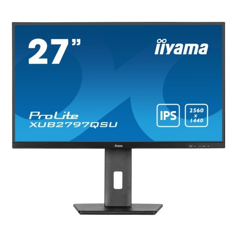 Monitor iiyama 27" ProLite XUB2797QSU-B1 IPS 100Hz HDMI DP 2xUSB-A głośniki Monitor iiyama 27" ProLite XUB2797QSU-B1 IPS 100Hz HDMI DP 2xUSB-A głośniki