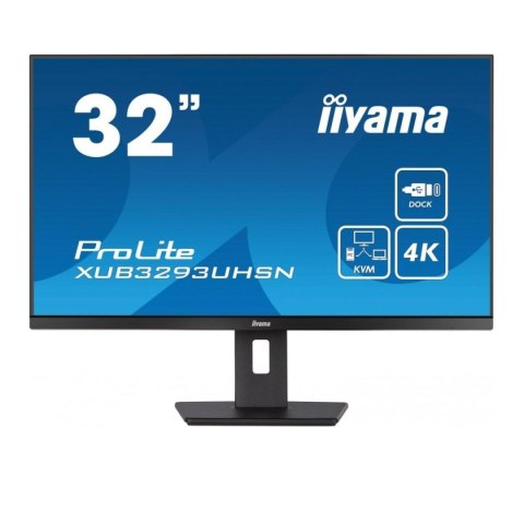 Monitor iiyama 31,5" ProLite XUB3293UHSN-B5 IPS HDMI DP USB-C głośniki Monitor iiyama 31,5" ProLite XUB3293UHSN-B5 IPS HDMI DP USB-C głośniki