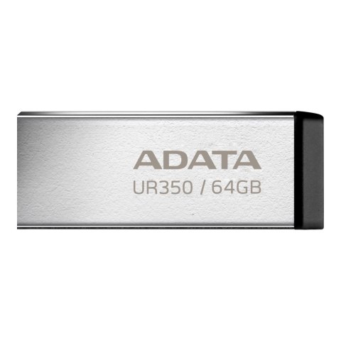 Pendrive ADATA UR350 64GB USB 3.2 Gen 1 100MB/s Czarny Pendrive ADATA UR350 64GB USB 3.2 Gen 1 100MB/s Czarny