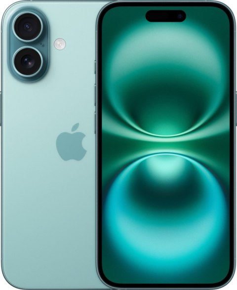 Smartphone APPLE iPhone 16 256 GB Zielony MYEJ3 Smartphone APPLE iPhone 16 256 GB Zielony MYEJ3