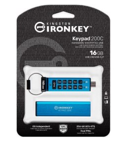 Pendrive KINGSTON IKKP200C/16GB (16 GB /Niebieski )
