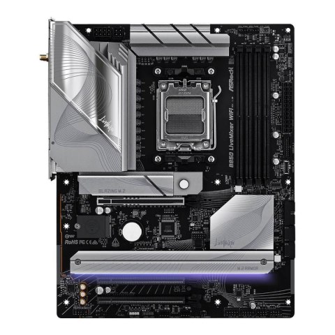 Płyta ASrock B850 LiveMixer WiFi /AMD B850/DDR5/SATA3/M.2/USB3.2/WiFi/BT/PCIe5.0/AM5/ATX Płyta ASrock B850 LiveMixer WiFi /AMD B850/DDR5/SATA3/M.2/USB3.2/WiFi/BT/PCIe5.0/AM5/ATX