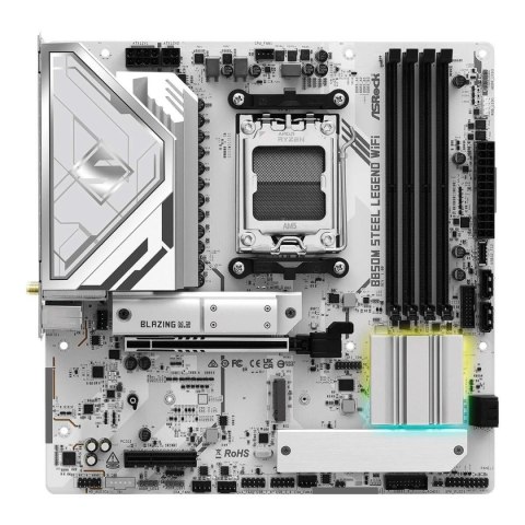 Płyta ASrock B850M Steel Legend WiFi /AMD B850/DDR5/SATA3/M.2/USB3.1/WiFi/BT/PCIe5.0/AM5/mATX Płyta ASrock B850M Steel Legend WiFi /AMD B850/DDR5/SATA3/M.2/USB3.1/WiFi/BT/PCIe5.0/AM5/mATX