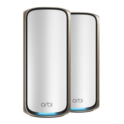 System Mesh Netgear Orbi RBE972S Quad-Band WiFi 7 BE27000 Classic White 2-pack router + satelita System Mesh Netgear Orbi RBE972S Quad-Band WiFi 7 BE27000 Classic White 2-pack router + satelita
