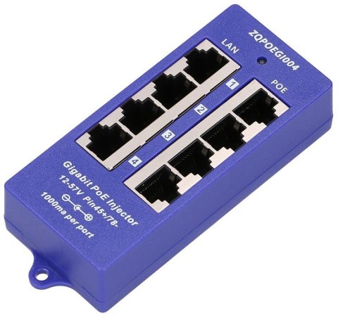 EXTRALINK POE INJECTOR 4 PORT GIGABIT EXTRALINK POE INJECTOR 4 PORT GIGABIT