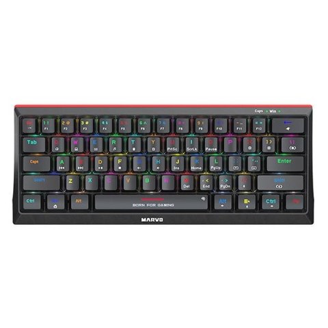 Klawiatura przewodowa Marvo Hecate 61R BK TKL 60% Mechaniczna Gaming RGB Klawiatura przewodowa Marvo Hecate 61R BK TKL 60% Mechaniczna Gaming RGB