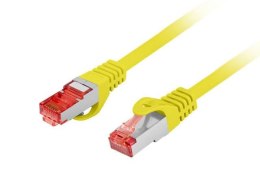 Patchcord Lanberg S/FTP kat.6 2m LSZH CU fluke passed żółty