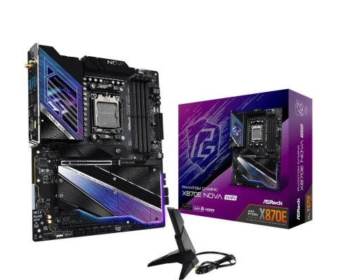 Płyta główna ASROCK X870E Nova WiFi (Socket AM5 /ATX) Płyta główna ASROCK X870E Nova WiFi (Socket AM5 /ATX)