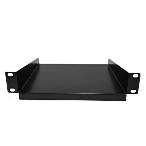 Półka RACK 10'' 1U 200mm, Netrack, czarna Półka RACK 10'' 1U 200mm, Netrack, czarna
