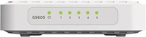 Przełącznik NETGEAR GS605 GS605-400PES (5x 10/100/1000 ) Przełącznik NETGEAR GS605 GS605-400PES (5x 10/100/1000 )