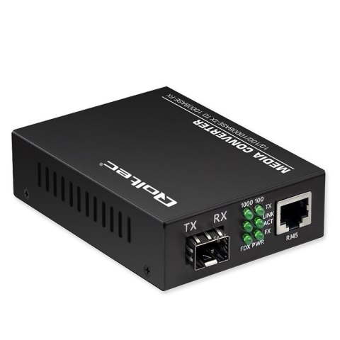 Switch niezarządzalny Qoltec Dwukierunkowy Media Konwerter 1x RJ45 1x SFP | 1000Mb/s | 5V Switch niezarządzalny Qoltec Dwukierunkowy Media Konwerter 1x RJ45 1x SFP | 1000Mb/s | 5V
