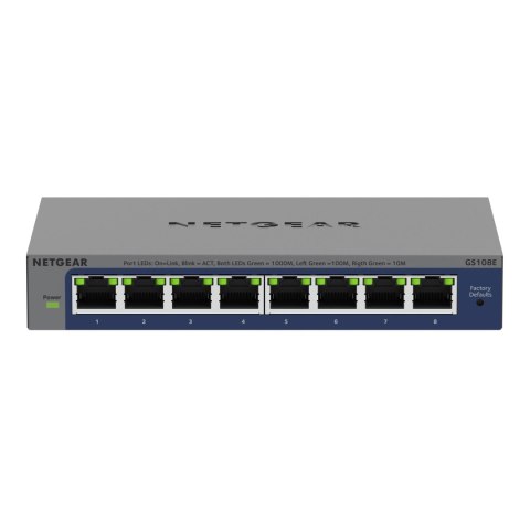 Switch zarządzalny Netgear GS108Ev4 8x1G RJ-45 Switch zarządzalny Netgear GS108Ev4 8x1G RJ-45