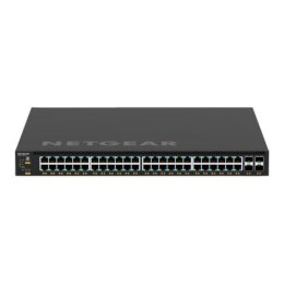 Switch zarządzalny Netgear GSM4352-100NES 48x1GbE PoE 4xSFP+ 1440W