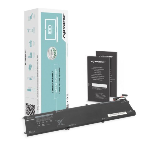 Bateria Movano do notebooka Dell XPS 15 (9550), 6GTPY (11.4V) (8500 mAh) Bateria Movano do notebooka Dell XPS 15 (9550), 6GTPY (11.4V) (8500 mAh)