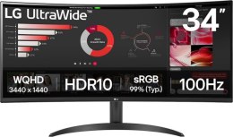 Monitor LG 34WR50QK-B (34