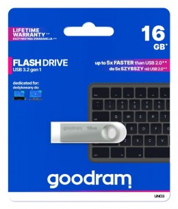 Pendrive GOODRAM UNO3-0160S0R11 (16 GB /Srebrny )