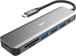 SILICON POWER SPU3C07DOCSU200G (Szary /USB Typ C )