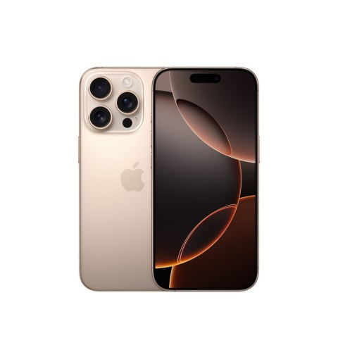 Smartphone APPLE iPhone 16 Pro 128 GB Desert Titanium (Piaskowy) MYNF3HX/A Smartphone APPLE iPhone 16 Pro 128 GB Desert Titanium (Piaskowy) MYNF3HX/A