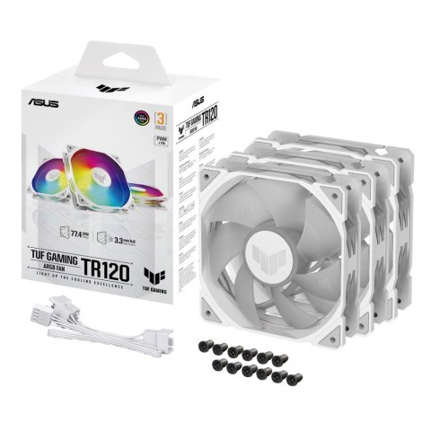 TUF Gaming TR120 ARGB WHITE 3IN1 TUF Gaming TR120 ARGB WHITE 3IN1