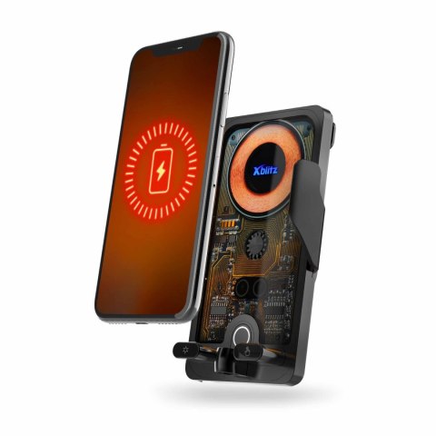 Uchwyt samochodowy Xblitz FX7 Exclusive, automatyczny, z funkcją bezprzewodowego ładowania Uchwyt samochodowy Xblitz FX7 Exclusive, automatyczny, z funkcją bezprzewodowego ładowania