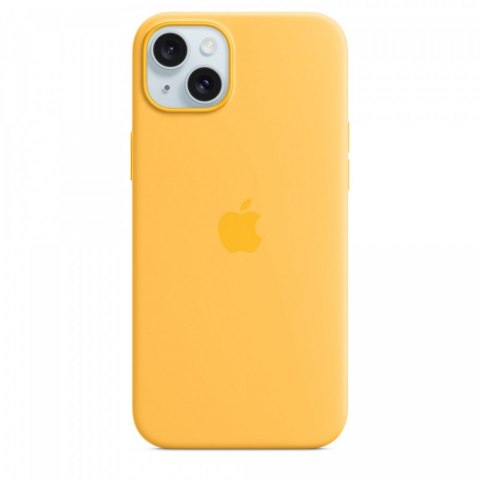 Etui silikonowe z MagSafe do iPhonea 15 Plus - sunshine Etui silikonowe z MagSafe do iPhonea 15 Plus - sunshine