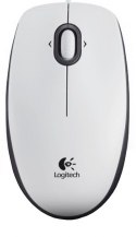 Mysz Przewodowa LOGITECH B100 OEM Biały