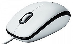 Mysz Przewodowa LOGITECH B100 OEM Biały Mysz Przewodowa LOGITECH B100 OEM Biały