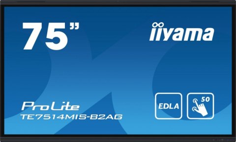 Monitor IIYAMA TE7514MIS-B2AG (75" /VA /3840 x 2160 /Czarny )