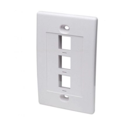Panel przedni na 3 moduły Keystone, na puszkę natynkową